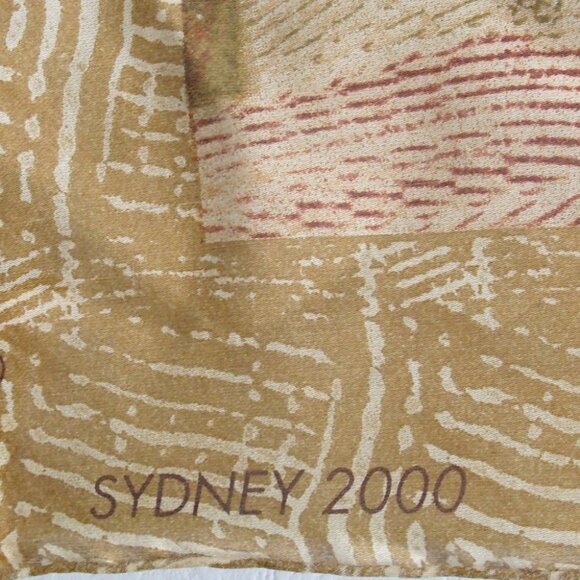 LOUIS VUITTON 2000 Sydney Olympics Commemorative Limited Edition scarf silk - Picture 5 of 7